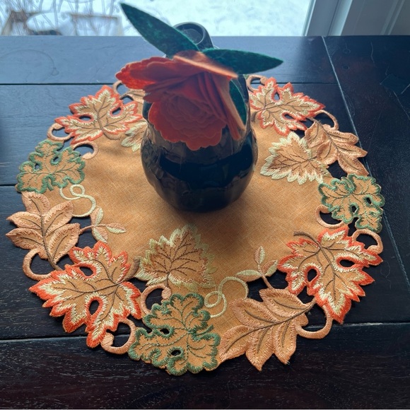 Seasonal Placemat Set Of 6 ~Hearts, Shamrocks, Flowers, Leaves, Poinsettias - Picture 11 of 15